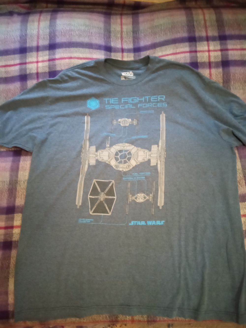 Star Wars Tie Fighter Graphic Tee - Blue